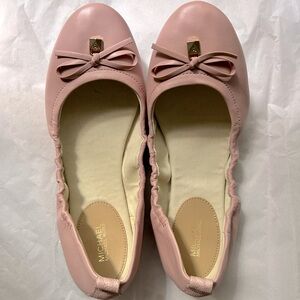Michael Kors pink Ballet Flats